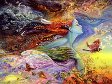 JW goddesses spirit of flight Fantasy Oil Paintings